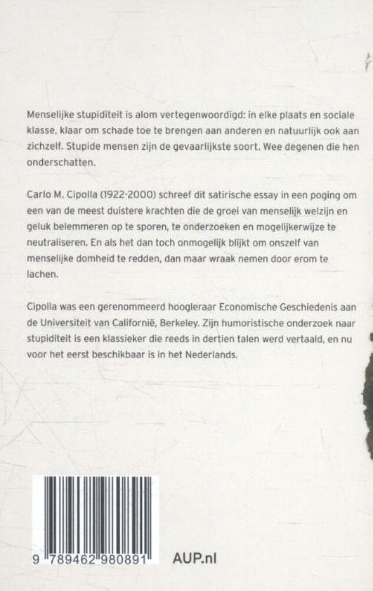 De wetten van menselijke stupiditeit