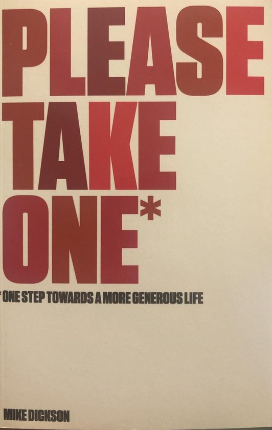 Please Take One