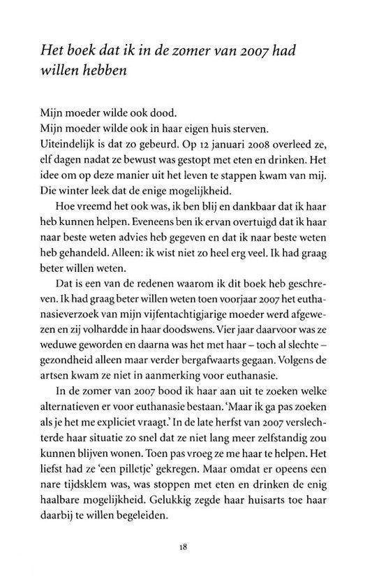 Mijn moeder wilde dood