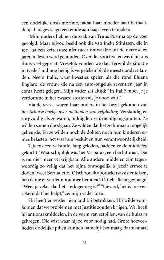 Mijn moeder wilde dood