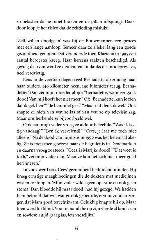 Mijn moeder wilde dood