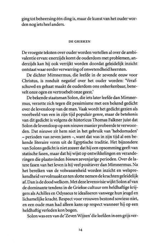 De kunst van het ouder worden