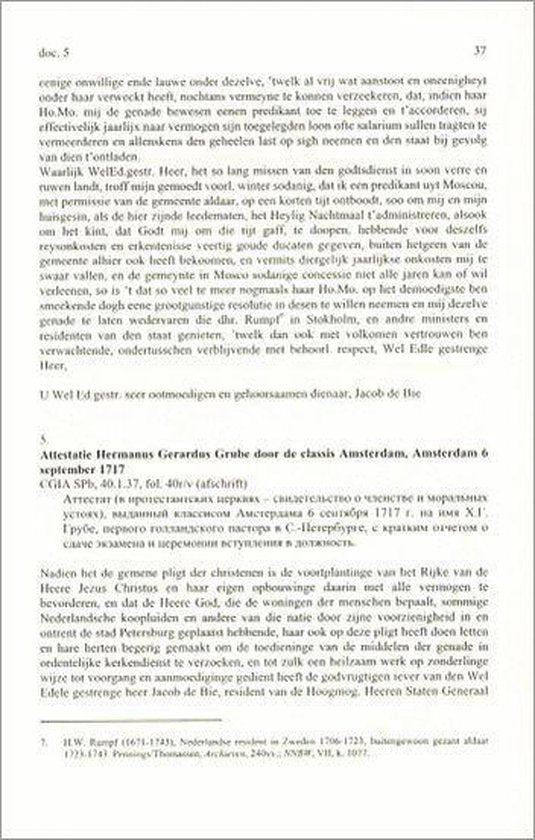 De Hollandse Hervormde Kerk in Sint-Petersburg 1 1713-1877