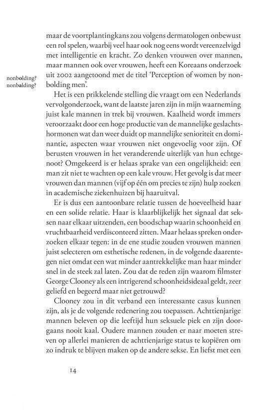 Kaalheid is een keuze