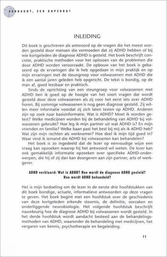 Aandacht. Een kopzorg?