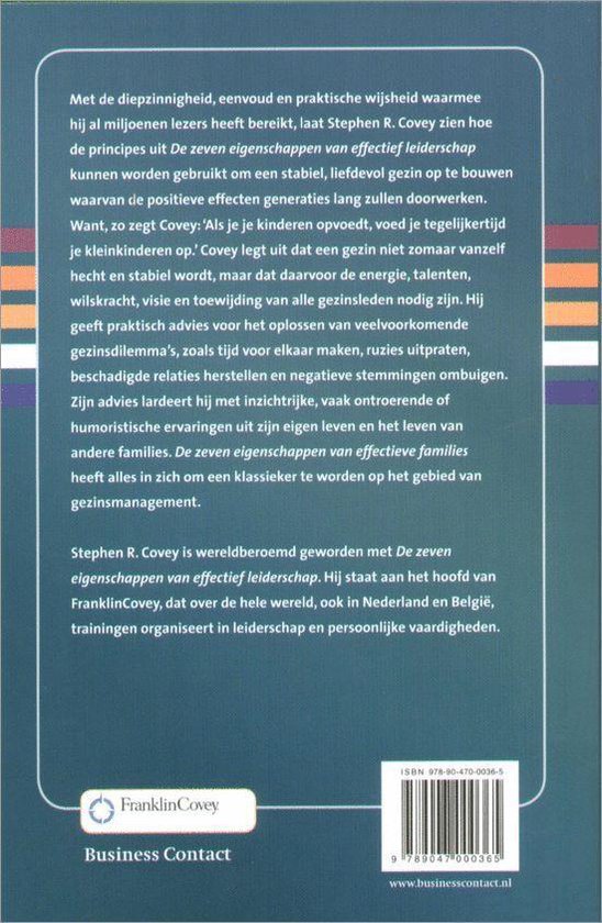 De zeven eigenschappen van effectieve families
