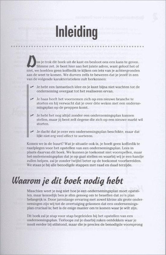 Voor Dummies - Ondernemingsplan voor Dummies