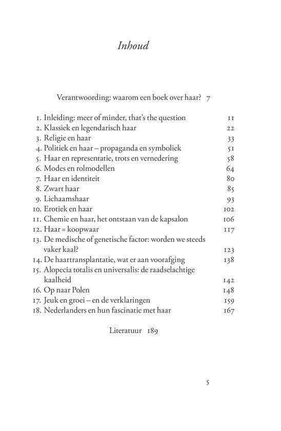 Kaalheid is een keuze