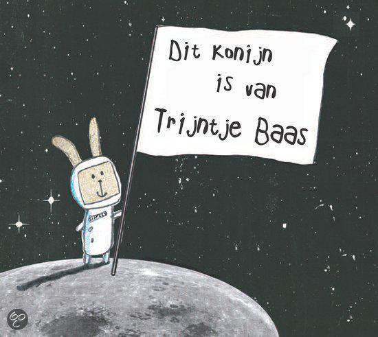 Dit konijn is van Trijntje Baas