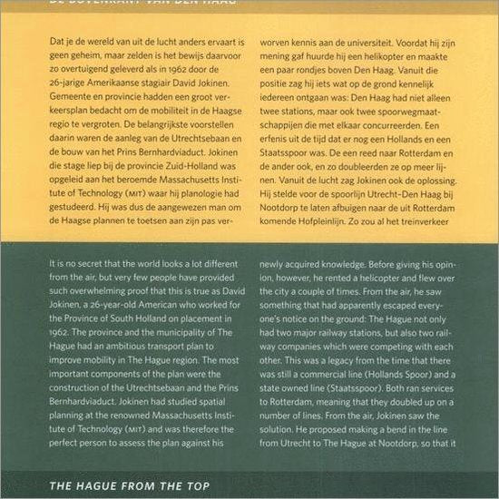 De bovenkant van Den Haag