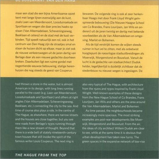 De bovenkant van Den Haag