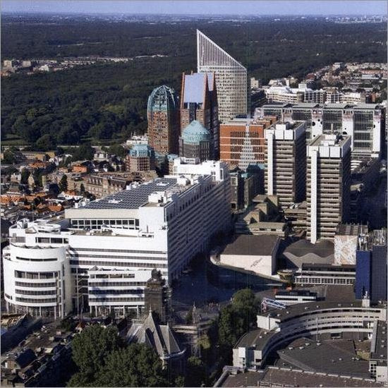 De bovenkant van Den Haag