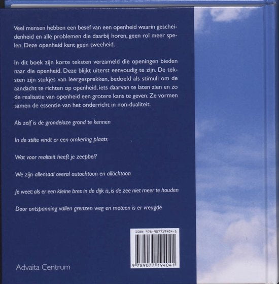 Openingen naar openheid