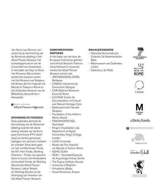 Allard Pierson Museum Serie 5 - Van Rome naar Romeins