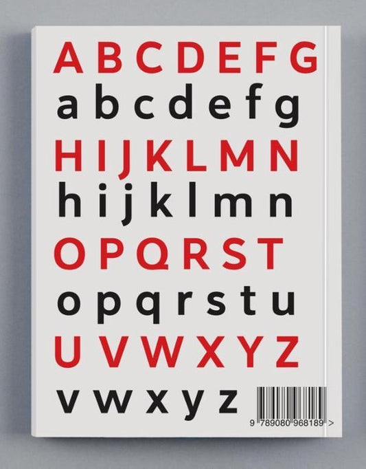 Symboolpolitiek letterproef van mooie woorden