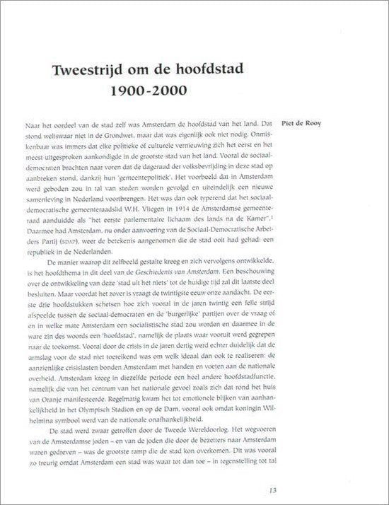 Geschiedenis van Amsterdam 4 - Geschiedenis van Amsterdam 4 tweestrijd in de hoofdstad