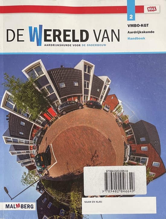 De wereld van - MAX leerjaar 2 vmbo-kgt 2020 handboek