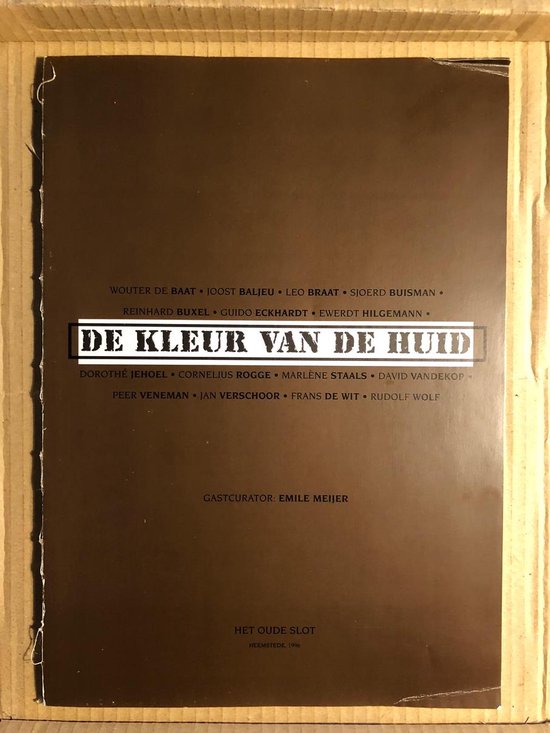 De kleur van de huid