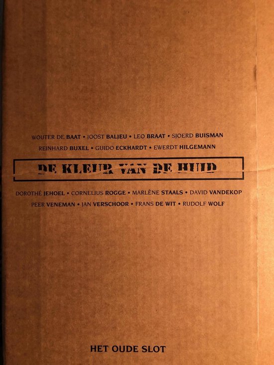 De kleur van de huid