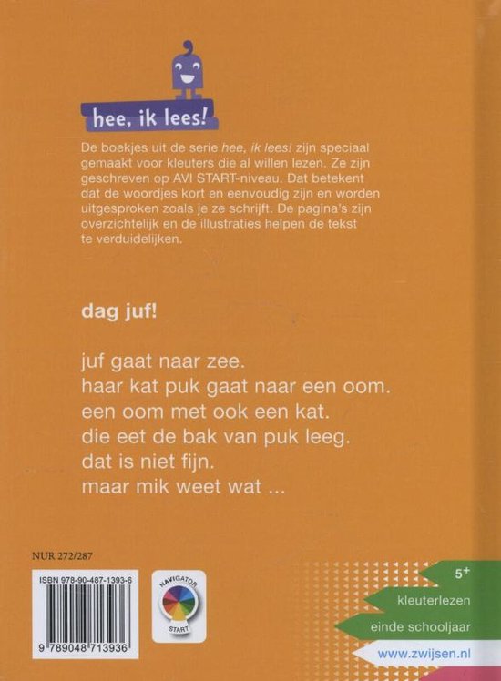 Hee, ik lees!  -   Dag juf!