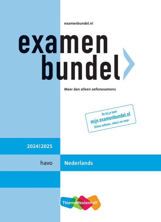 Examenbundel havo Nederlands 2024/2025