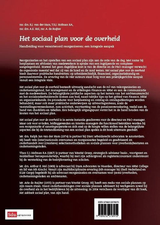 Het sociaal plan voor de overheid