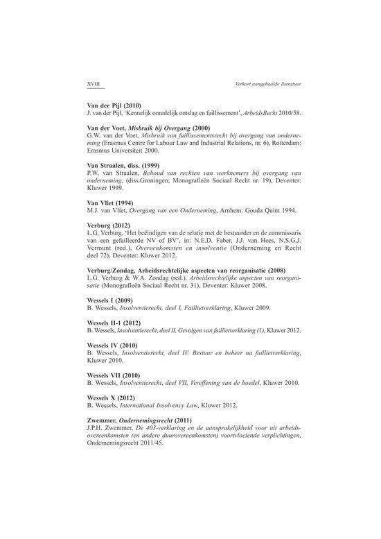 Recht en Praktijk - Insolventierecht 4 - Arbeidsovereenkomst en insolventierecht