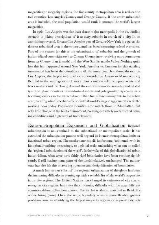 Megacities. Exploring a Sustainable Future