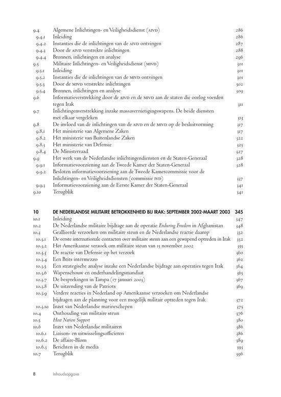 Rapport Commissie van onderzoek besluitvorming Irak