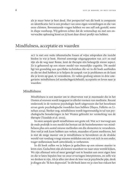 Uit je hoofd, in het leven