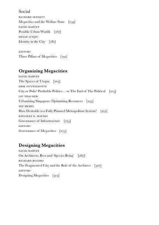 Megacities. Exploring a Sustainable Future