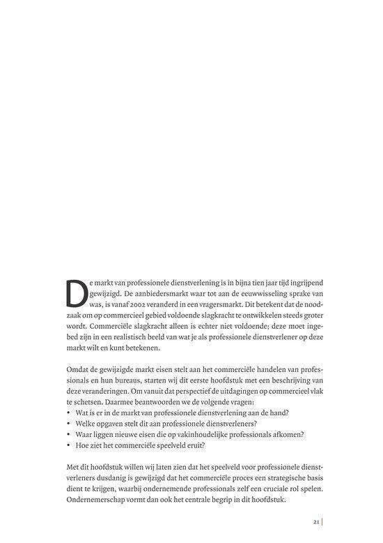 De ondernemende professional