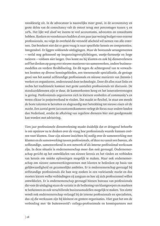 De ondernemende professional