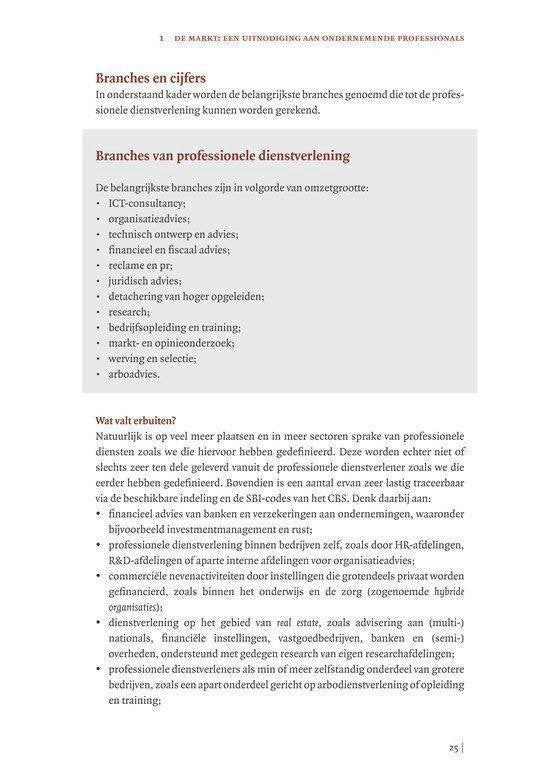 De ondernemende professional