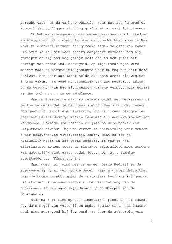 Tumult bij de uitgang