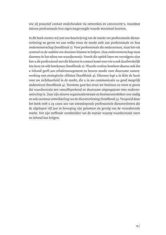 De ondernemende professional