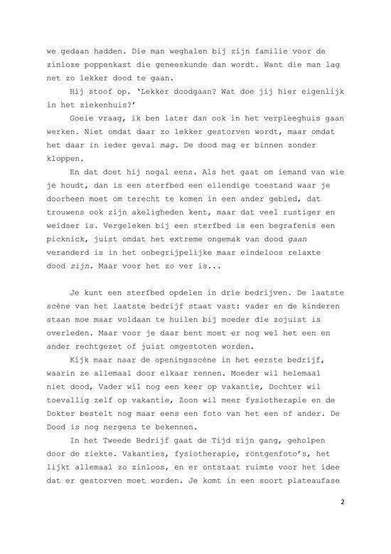 Tumult bij de uitgang