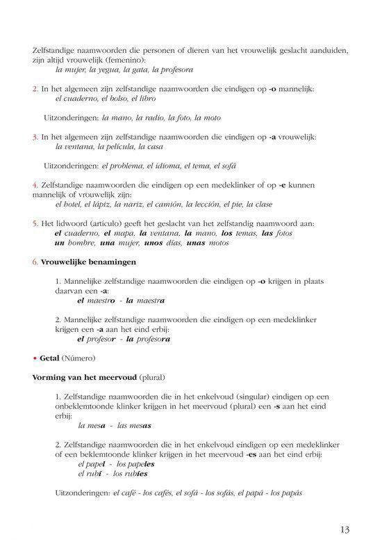 Grammatica in gebruik - Spaans