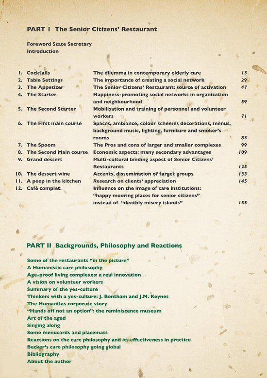 A taste of good living: the senior citizen s restaurant