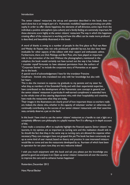 A taste of good living: the senior citizen s restaurant