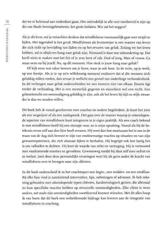 Mindfulness in coaching