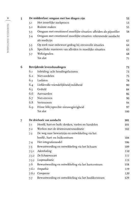 Mindfulness in coaching
