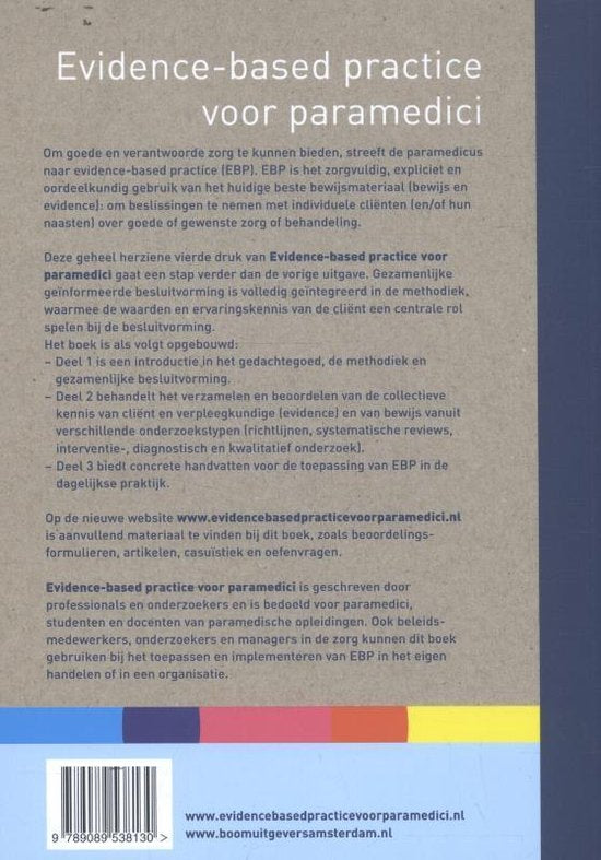 Evidence-based practice voor paramedici