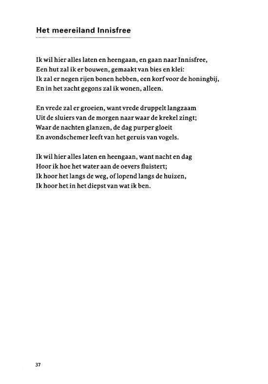 De mooiste van Yeats