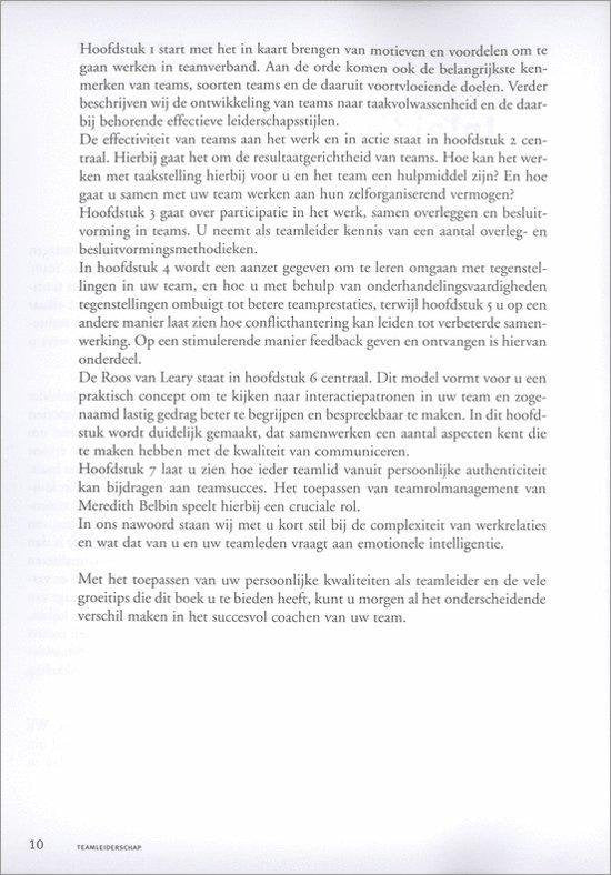 Professioneel leiderschap - Teamleiderschap