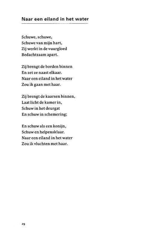 De mooiste van Yeats