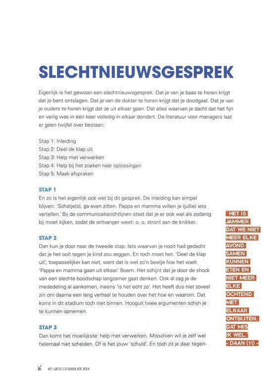 Het grote co ouder doe boek