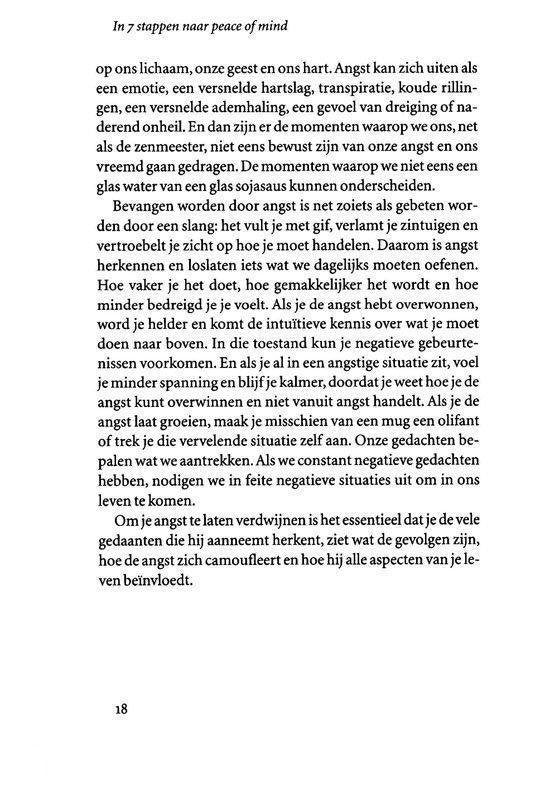 In 7 Stappen Naar Peace Of Mind