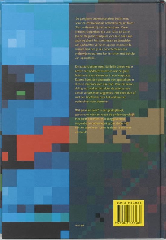 Docentenreeks  -   Wat gaan we doen?