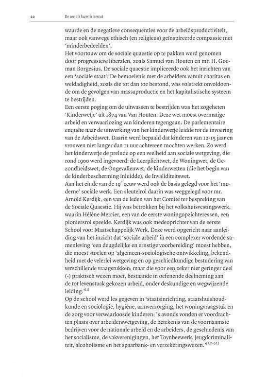 De sociale kwestie hervat